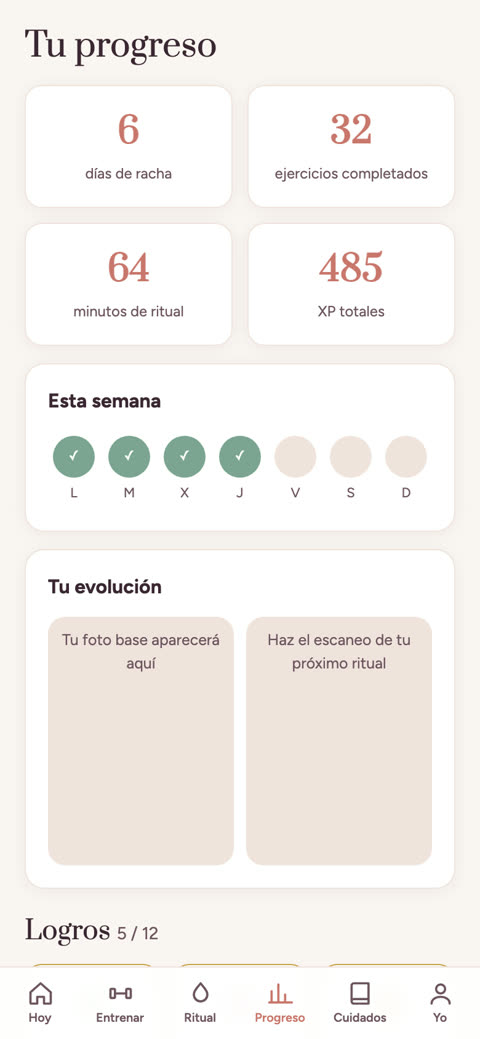 Tu progreso y logros